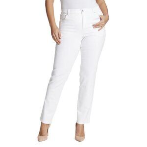 Plus Size Gloria Vanderbilt Amanda Classic Jeans ... Color: Vintage White